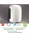 Asciugamano elettrico con fotocellula Smart Jet mini Bianco 900w