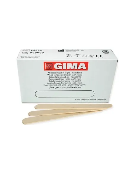 Abbassalingua in legno medicali 100pz.