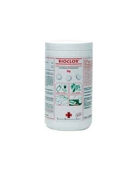 Bioclor compresse in cloro ad uso universale con P.M.C. barattolo kg.1 - Allegrini