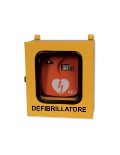 Armadietto Teca Arancione per defibrillatore per ambienti esterni | detershoponline.it
