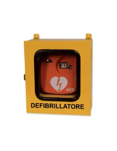 Armadietto Teca Arancione per defibrillatore per ambienti esterni | detershoponline.it