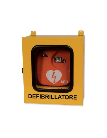 Armadietto Teca Arancione per defibrillatore per ambienti esterni | detershoponline.it