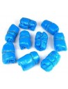100 copriscarpe in Plastica blu per piscine palestre studi medici usa e getta