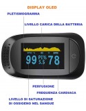 Pulsossimetro Misuratore di Ossigeno da dito IMDK