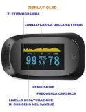 Pulsossimetro Misuratore di Ossigeno da dito IMDK
