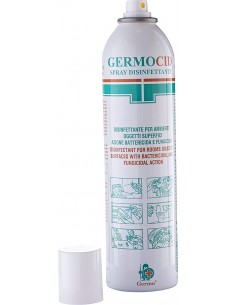 Germocid spray disinfettante per ambienti. Azione Antibatterica e Fungicida, 400ml 2