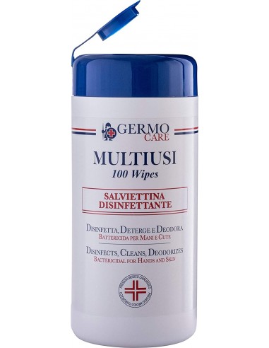 Multiusi - Salviettine disinfettanti profumate multiuso GermoCare 100 pezzi