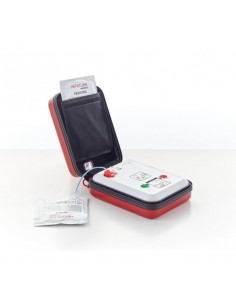 Defibrillatore Heartline Kit completo di Armadietto Cartello Borsa Piastre