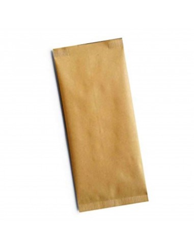 Buste portaposate in carta paglia11x25 1000 pz. c/tovagliolo