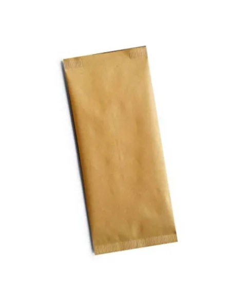 Buste portaposate in carta paglia11x25 1000 pz. c/tovagliolo