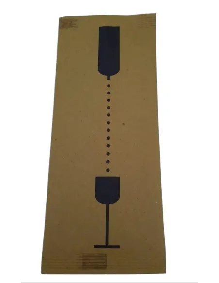 1000 Buste portaposate CALICE in carta paglia