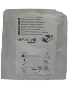 Piastre elettrodi pediatrici per defibrillatore Heartline AED | detershoponline.it