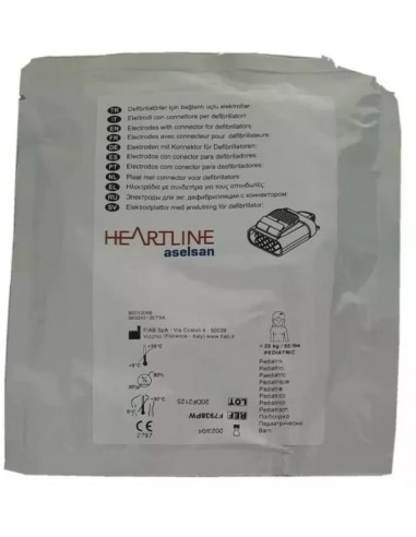 Piastre Elettrodi Pediatrici Defibrillatore Heartline AED