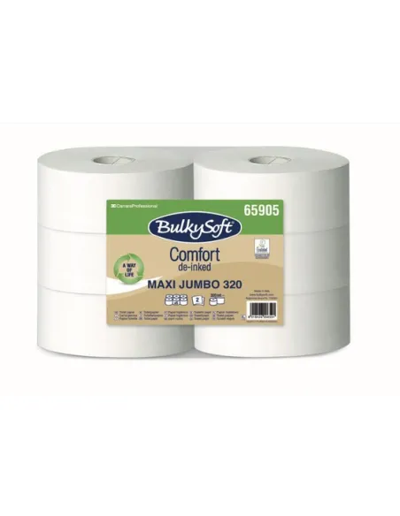 Igienica maxi jumbo deink 320 metri conf. 6 rotoli