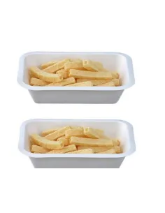 vaschetta patatine polpa di cellulosa compostabile 50pz.