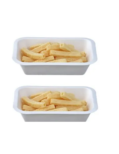 vaschetta patatine polpa di cellulosa compostabile 50pz.