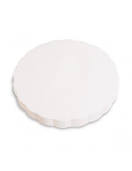 Sottofritti in carta tondi diametro cm. 24 pz. 500