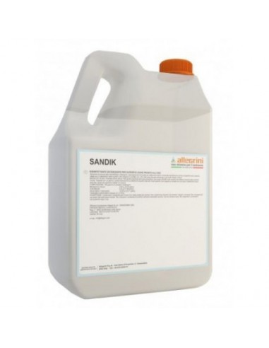 Sandik sanificante base alcoolica senza risciacquo pronto uso con presidio medico 5 litri