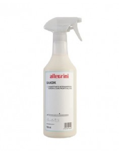 Sandik detergente sanificante base alcoolica senza risciacquo pronto uso con presidio medico 750ml.