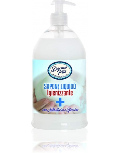 DermoPiù Sapone Liquido Igienizzante con Antibatterico e Glicerina 1 litro