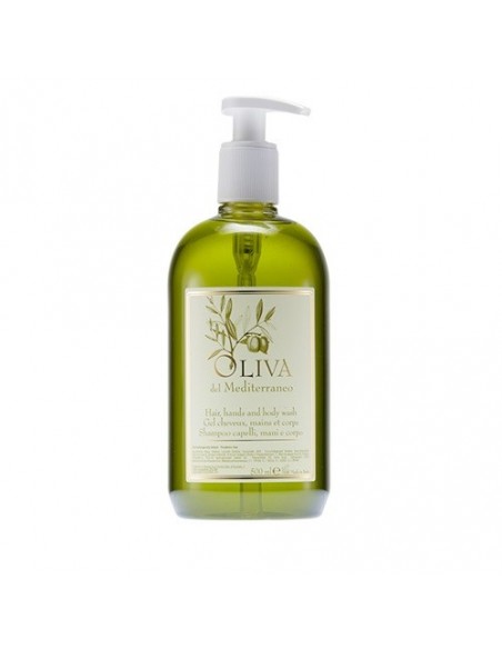Shower gel doccia oliva del mediterraneo 500ml. dispenser con dosatore -Allegrini spa