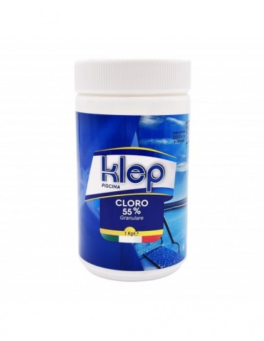Cloro Granulare 55%-56% A Rapida Dissoluzione Per Il Mantenimento Dell'Acqua Piscina 1Kg