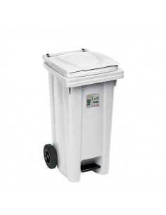 Bidone carrellato 120 litri...
