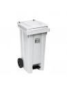 Bidone Carrellato Lt.120 Con Pedale blu