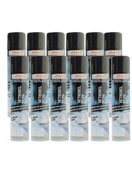 12x VetroBel Plus 400ml detergente vetri spray a schiuma - Allegrini |Detershoponline