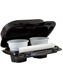 KIT ASPORTO BEVANDE CALDE/FREDDE BICCHIERI+COPERCHI+PALETTINE+VASSOIO BAR CAFFE'