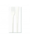 1000 Bis posate style monouso tovagliolo, cpla, biocompostabile 16,5cm