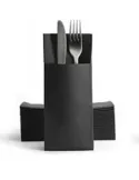 Pocket tovagliolo 40x30 1/6 50 pezzi nero