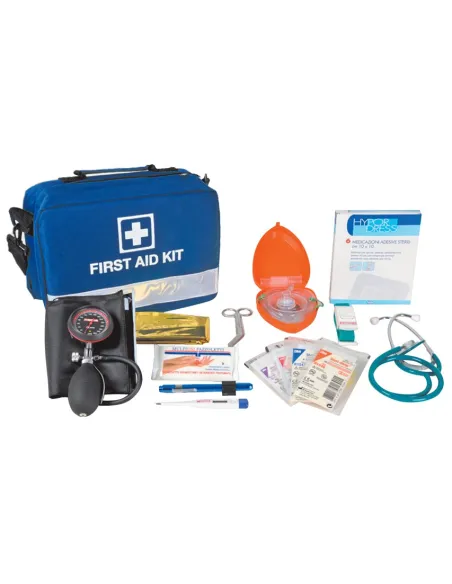 Borsa Primo Soccorso, 31x22x11cm, completa di accessori