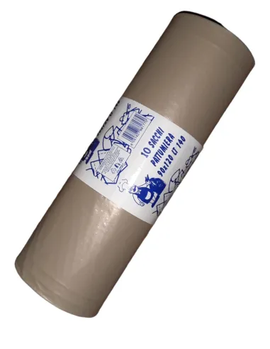 10 Sacchi a rotolo 90x120 Colore ambra trasparenti. Resistenti ed antigoccia