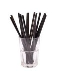 Cannucce cocktail nere cm.21 500 pz.