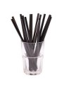 Cannucce cocktail nere cm.21 500 pz.