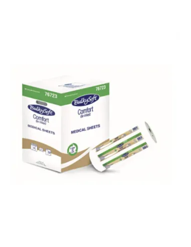 Lenzuolino Medico in carta riciclata Bulkysoft- Cartone da 60 rotoli