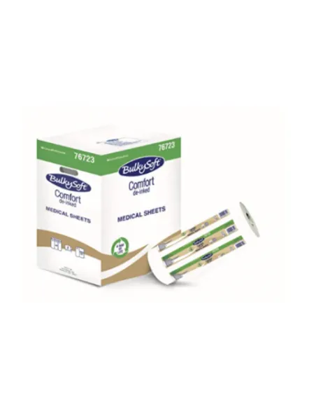 Lenzuolino Medico in carta riciclata Bulkysoft- Cartone da 60 rotoli