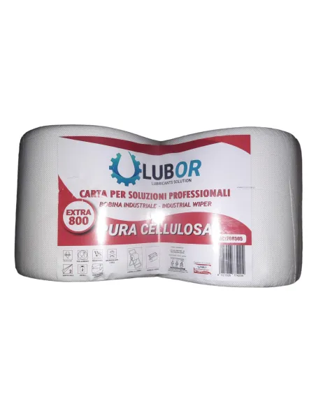 Bancale 128 Rotoloni di Carta Industriale – 2 Veli, Pura Cellulosa Vergine, 70 Coppie