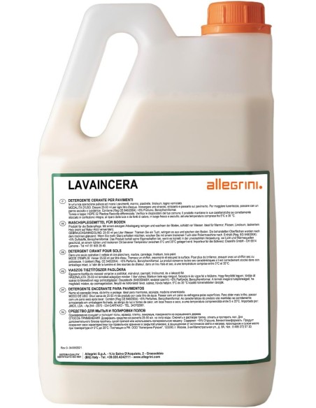 Lavaincera per pavimenti ad uso professionale kg.5-Allegrini