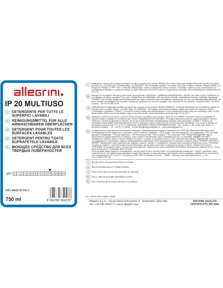 Ip 20 Multiuso 750ml