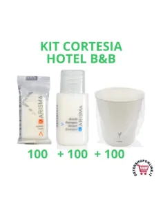 KIT Karisma SAPONETTA + SHAMPODOCCIA HOTEL 100 + 100 + 100 BICCHIERI