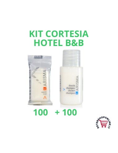 KIT SAPONETTA + SHAMPODOCCIA HOTEL 100 + 100