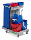 CARRELLO ALPHA 1104 MULTIUSO CON PORTASACCO E STRIZZATORE REGULAR