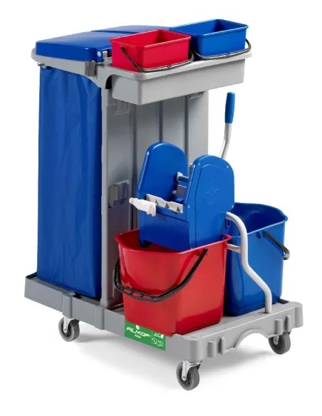 Carrello Alpha 1104 Multiuso con Portasacco e Strizzatore Regular | detershoponline.it
