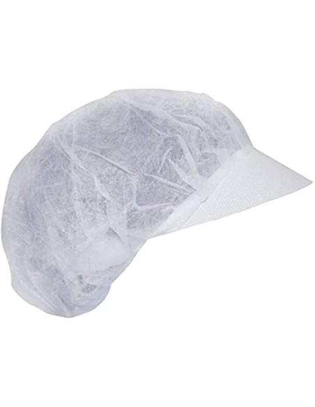 Cuffia tnt con visiera monouso Micronet 100pz. Walking