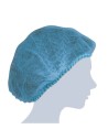 Cuffia plissettata tnt monouso azzurro conf. 100 pezzi