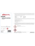12 x Sandik 750ml. - Detergente Disinfettante per Superfici Dure Pronto all'Uso Allegrini