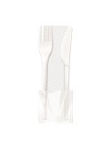 1000 Bis posate style monouso con tovagliolo, cpla
