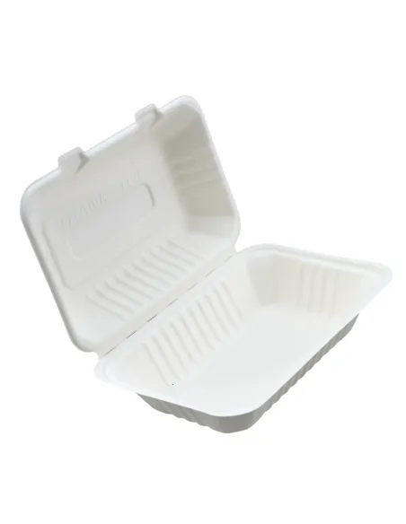 Contenitore Box HAMBURGER 600 ML. 23X15X8 POLPA DI CELLULOSA CONF. 125 PEZZI